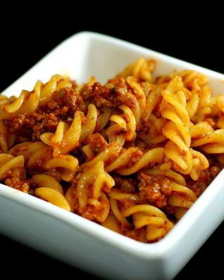Макароны с мясом