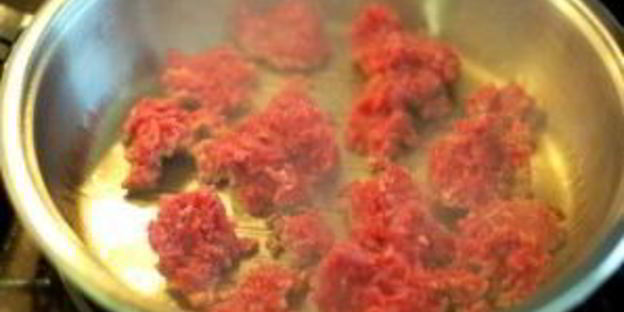 макароны с мясом