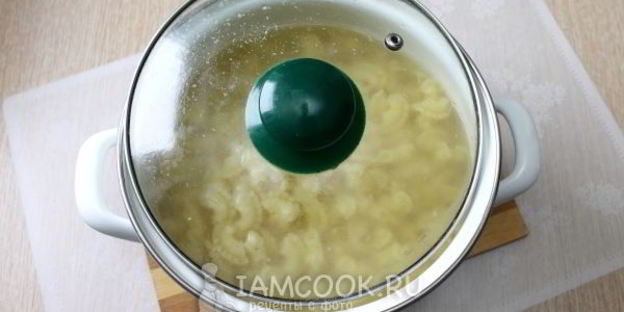 макароны с сыром и хрустящей крошкой