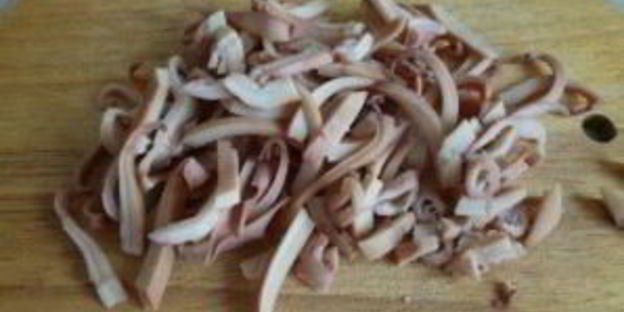 паста с кальмарами в сливочном соусе