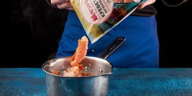 паста с креветками и сливочным соусом