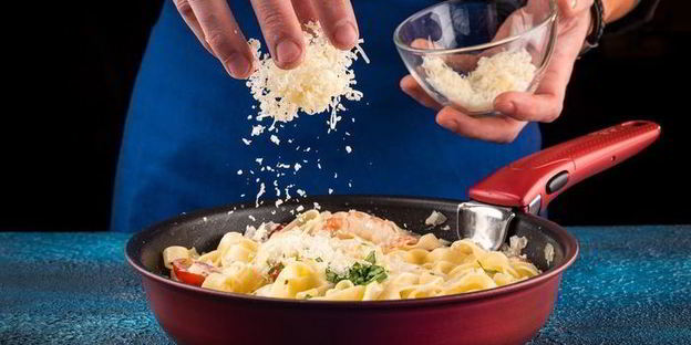 паста с креветками и сливочным соусом