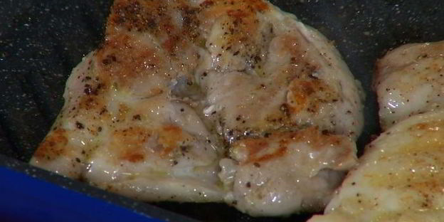 паста с курицей и белыми грибами