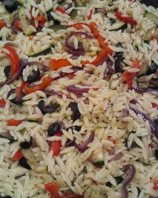 Паста с овощами Римини