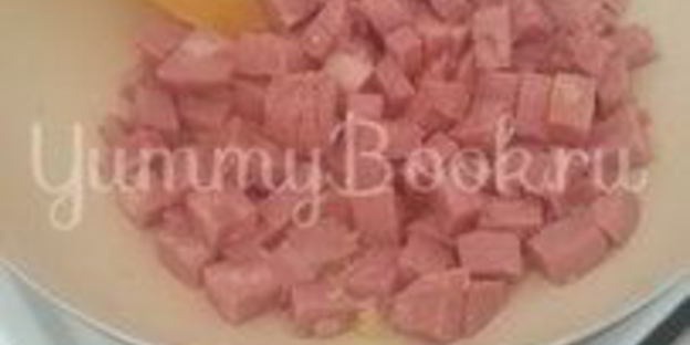 паста с ветчиной