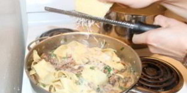 паста сливочная с грибами