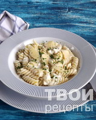 Паста три сыра