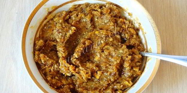 сладкая паста из кураги