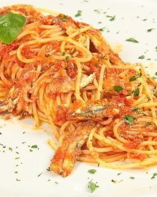 Спагетти с анчоусами