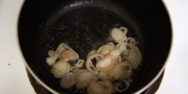 спагетти с копченостями