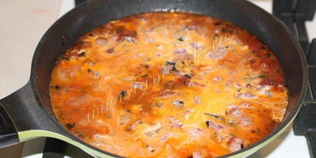 спагетти с креветками в сливочном соусе