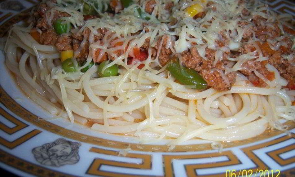 Рецепт спагетти с подливой