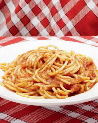 Спагетти с помидорами