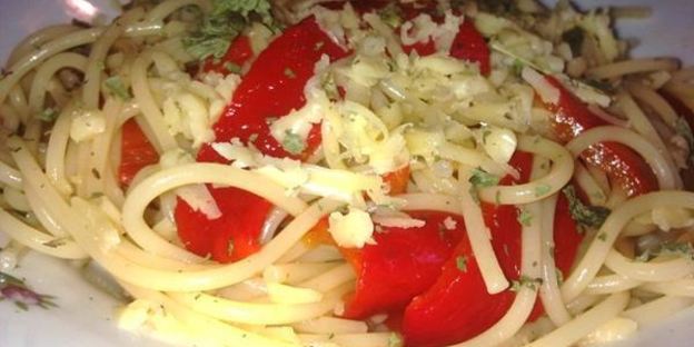 спагетти вегетарианские