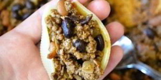 запеченные фаршированные ракушки