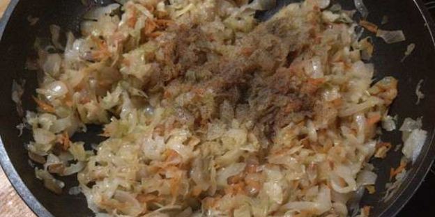 ханум с капустой и фаршем