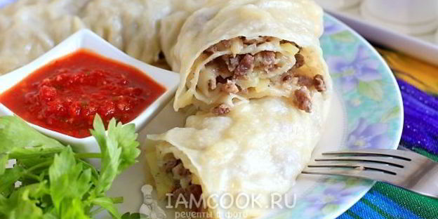 ханум с мясом и картошкой