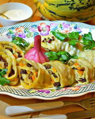 Ханум с тыквой и бараниной