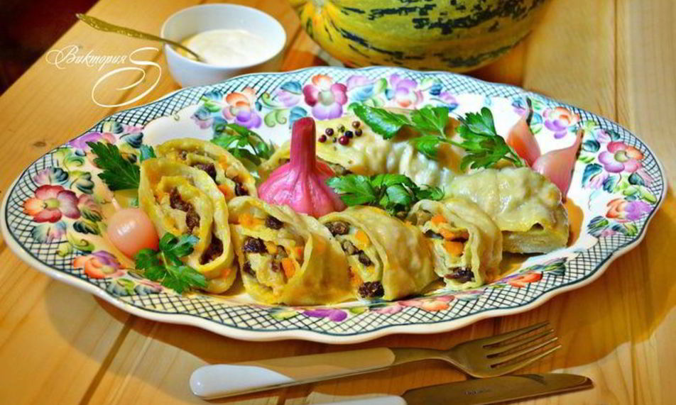 Рецепт ханума с тыквой и бараниной