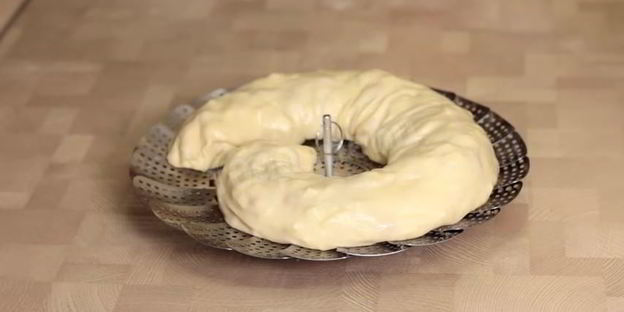 ханума с фаршем и картошкой