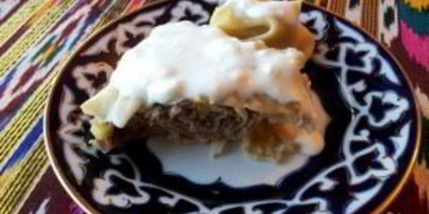 ханума с мясом в пароварке