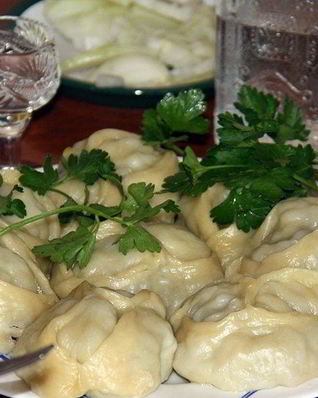 Манты из рубленого мяса