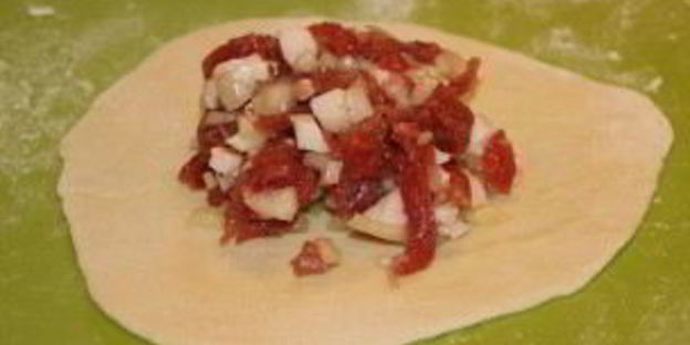 манты из рубленого мяса