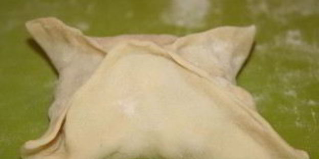 манты из рубленого мяса