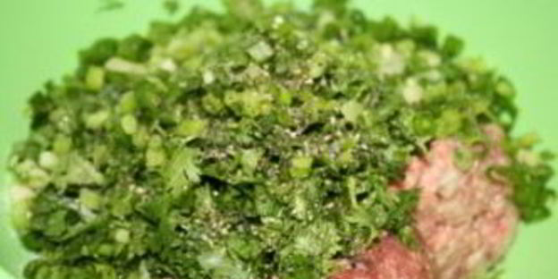 манты из свинины