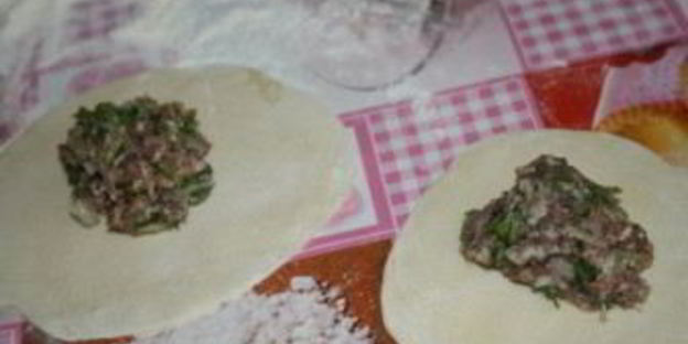 манты из свинины