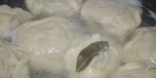 манты из свинины