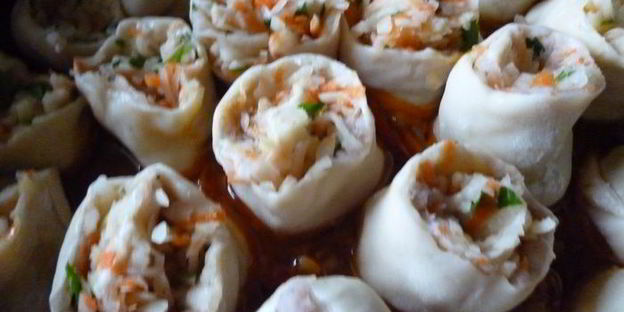 манты ленивые с картофельной начинкой