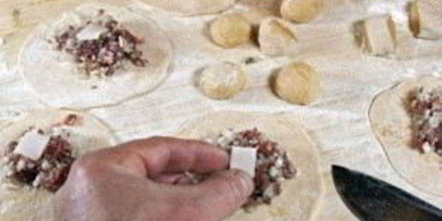 манты по-казахски