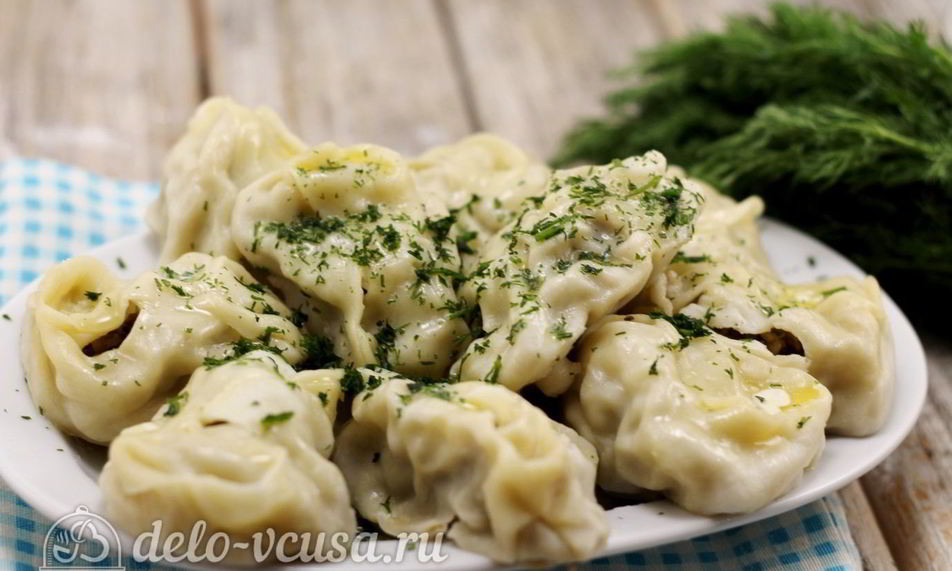 Рецепт мантов с бараниной