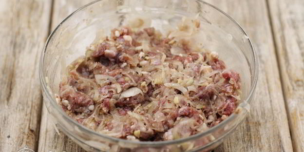 манты с бараниной