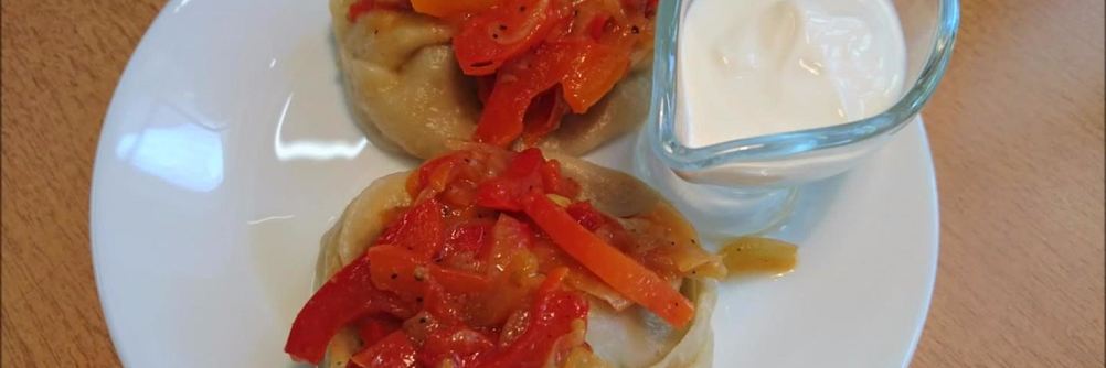 Манты с говядиной