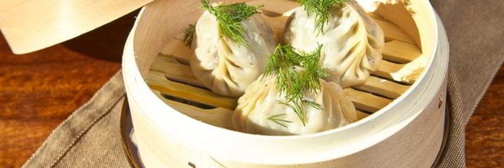 Манты с грибами