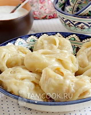 Манты с капустой и картофелем