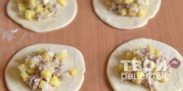 манты с картошкой