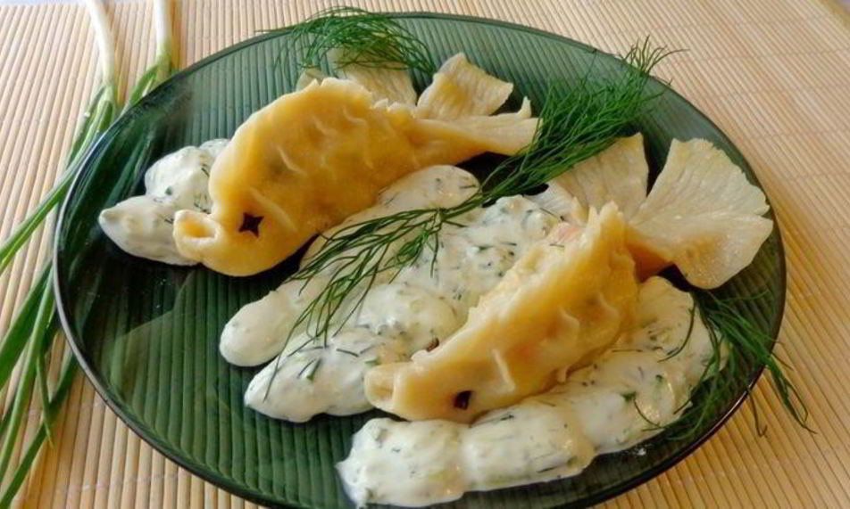 Рецепт мантов с лососем золотые рыбки