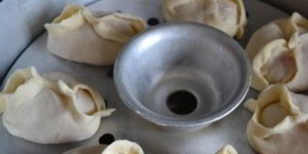 манты с морковью