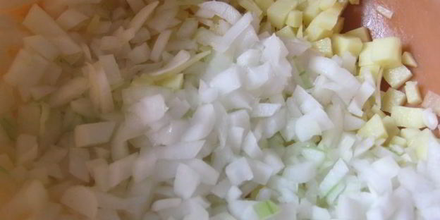 манты с мясом и картофелем