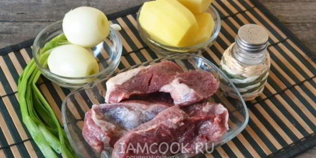 манты с мясом и картошкой