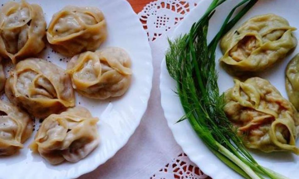 Рецепт мантов с мясом и с тыквой