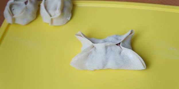 манты с мясом и с тыквой