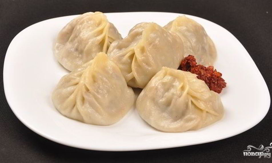 Рецепт мантов с мясом