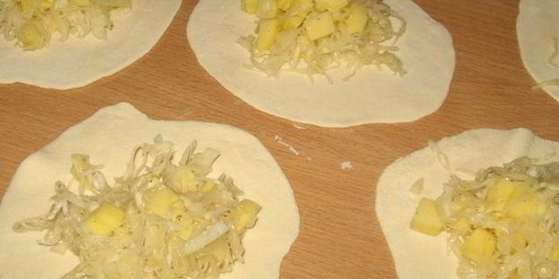 манты с овощами