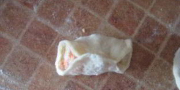 манты с рыбой