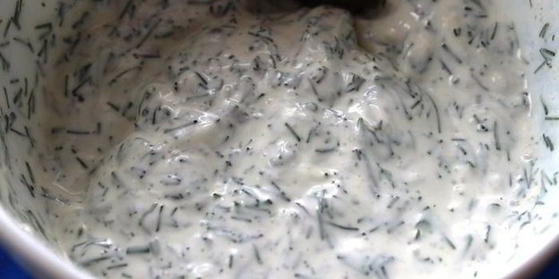 манты с семгой и шафраном