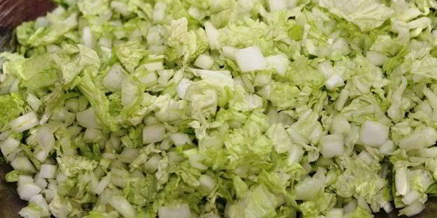 манты с семгой и шафраном